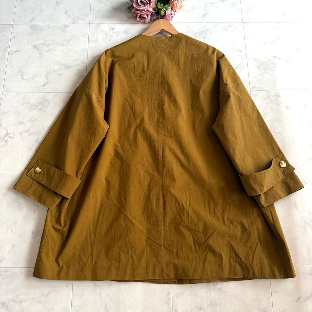 大人気✨MACKINTOSH HUMBIE ノーカラーコート レオパード裏地 8