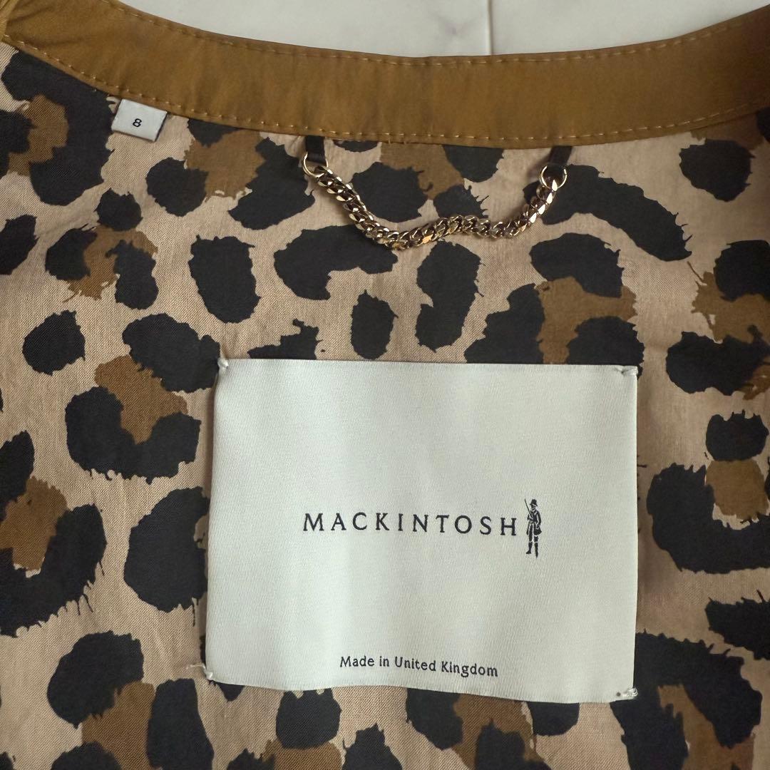 大人気✨MACKINTOSH HUMBIE ノーカラーコート レオパード裏地 8