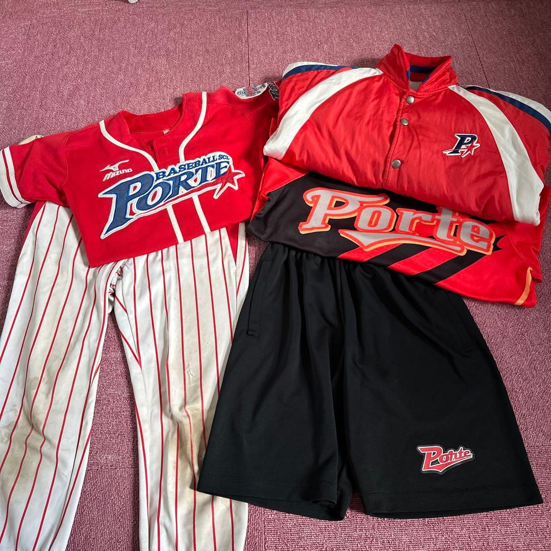 ポルテ　野球　ユニフォーム　夏　冬　スタートセット
