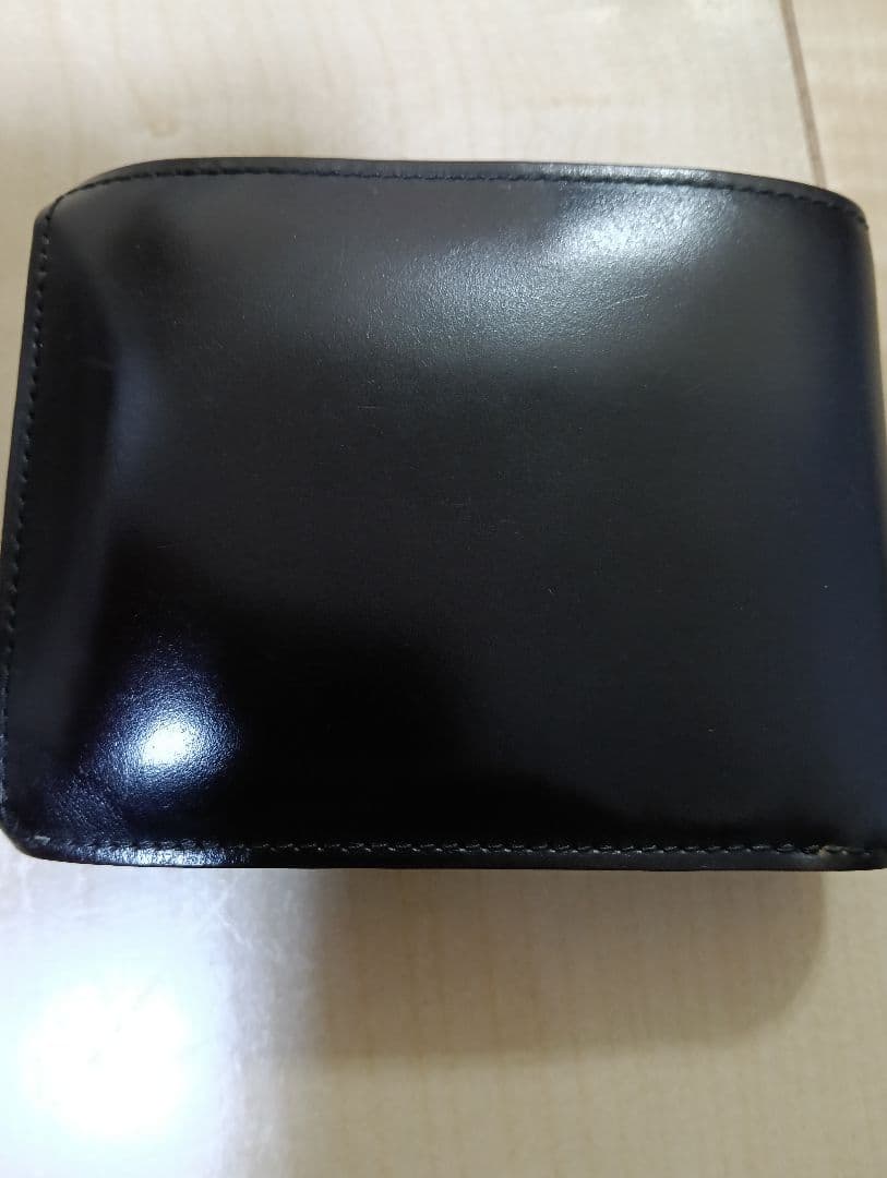 土日発送 GANZO コードバン 折り財布 馬革