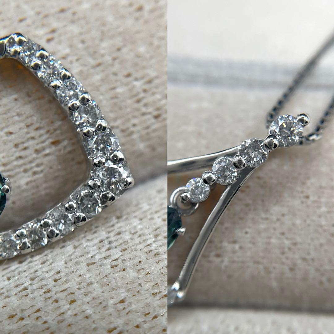 JA161★高級 アレキサンドライト0.22ct D pt ヘッド 鑑別付