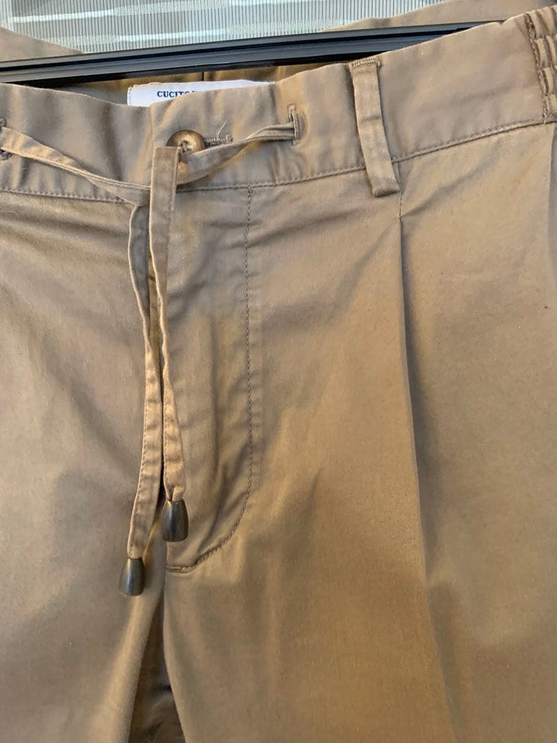 【別注】giabsarchivio / MASACCIO 1プリーツ スラックス