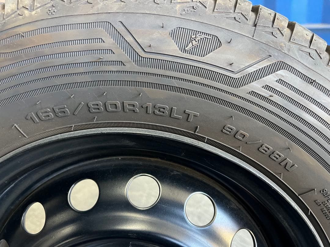 オールシーズンタイヤ ホイールGOODYEAR 165/80R13 バリ山
