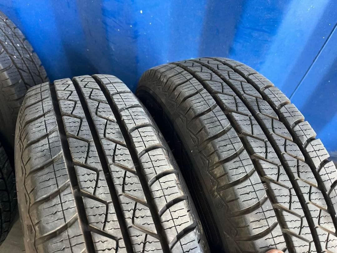 オールシーズンタイヤ ホイールGOODYEAR 165/80R13 バリ山