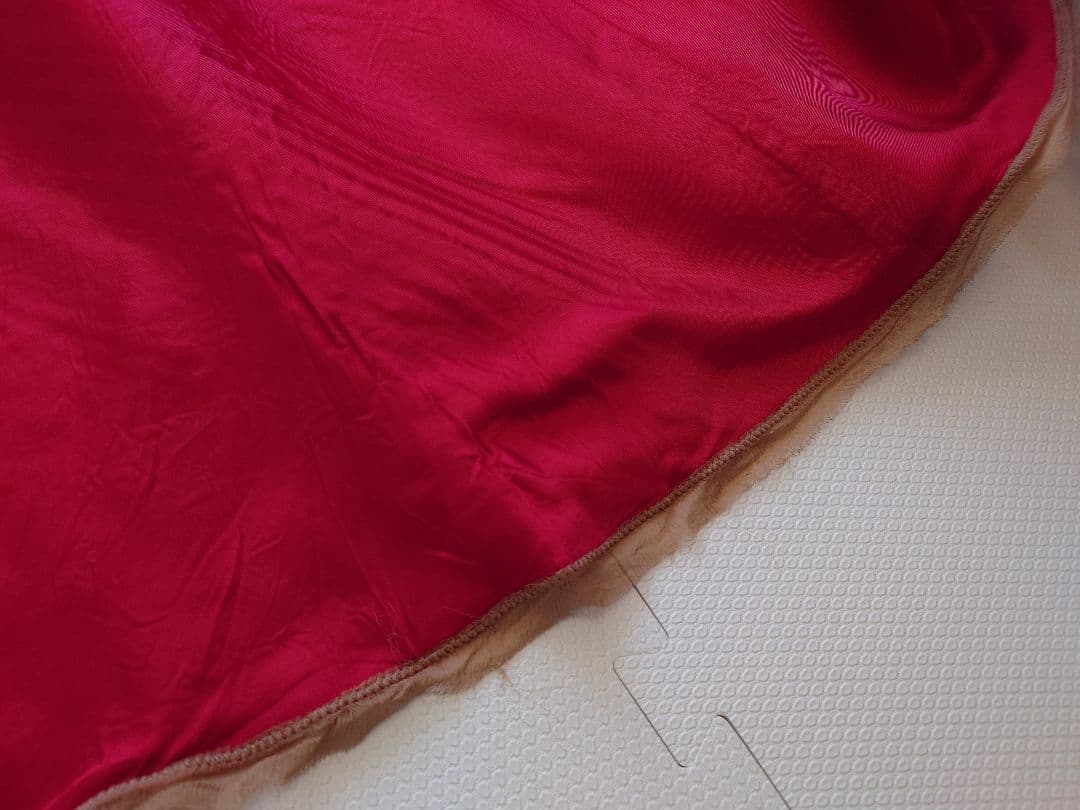 プラダ　ウール　ロングコート　赤　ルージュ　40