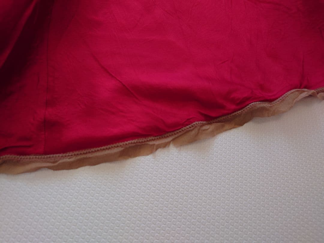 プラダ　ウール　ロングコート　赤　ルージュ　40