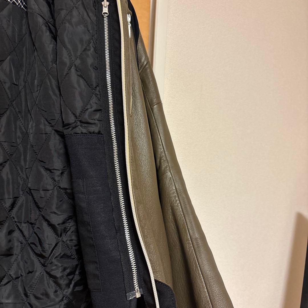 【値引き】クシタニレザージャケット　インナーダウン付き