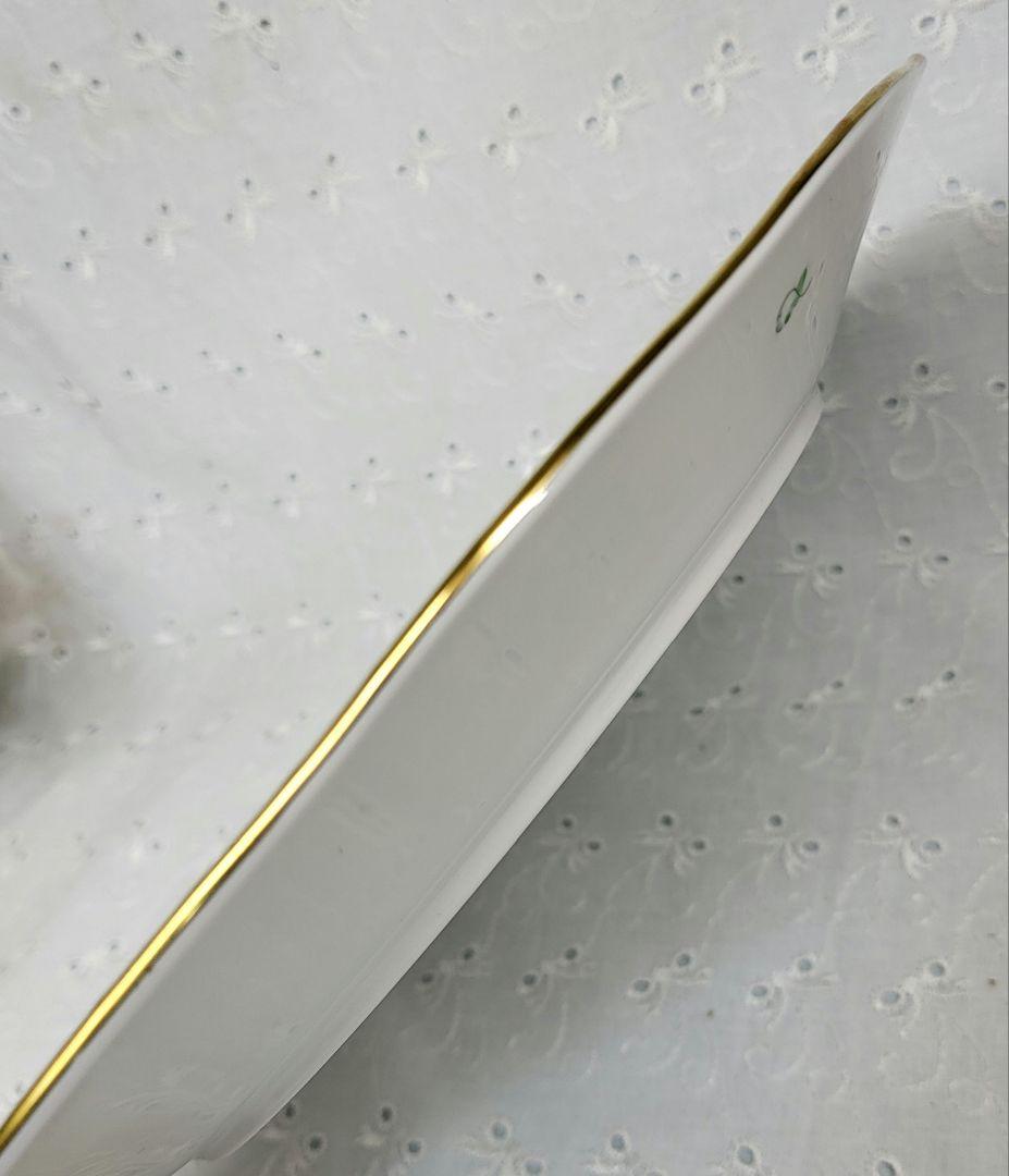 未使用✨ヘレンド アポニーグリーン プレート ディナー 大皿①