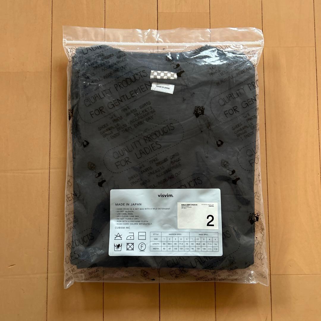 新品未使用 visvim パックT 2枚セット