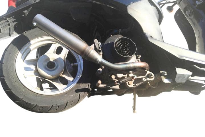 ホンダ TODAY用マフラー《ONEDAY》クリア塗装 50.8 トゥディ