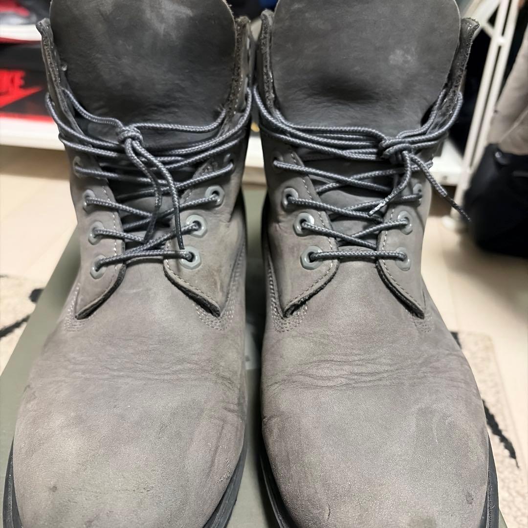 ティンバーランド　グレー　6インチブーツ　26.5