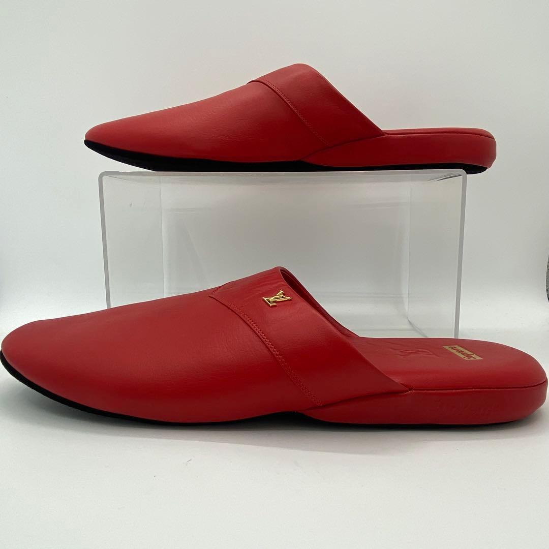 箱 ポーチ付✨ルイヴィトン×シュプリーム コラボ ルームシューズ スリッパ