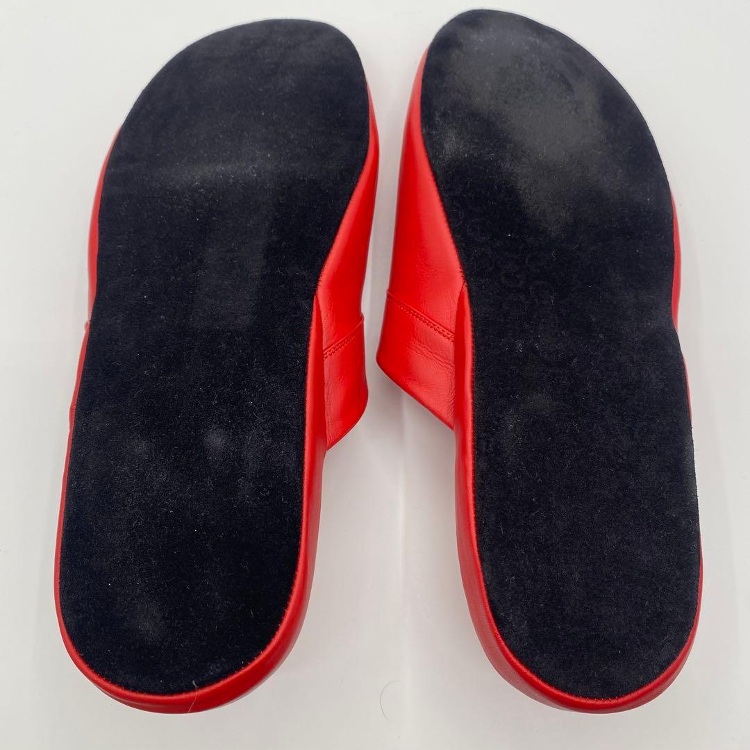 箱 ポーチ付✨ルイヴィトン×シュプリーム コラボ ルームシューズ スリッパ