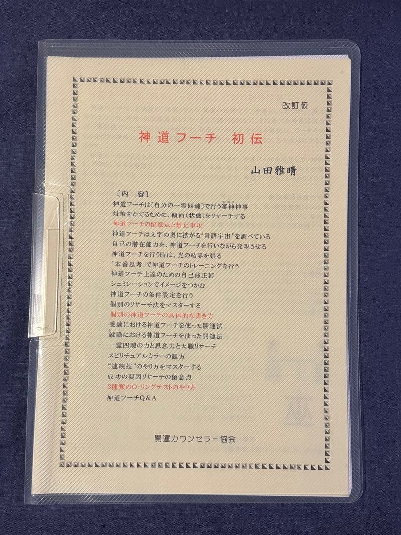 山田雅晴　光の神業　まほろば研究会　フーチ