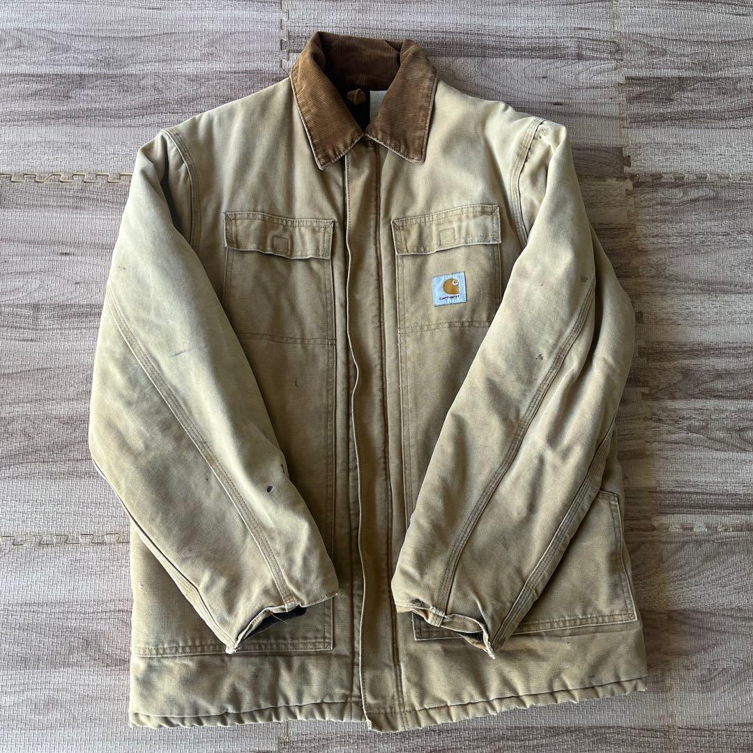 Carhartt ベージュ カバーオール　トラディショナルコート