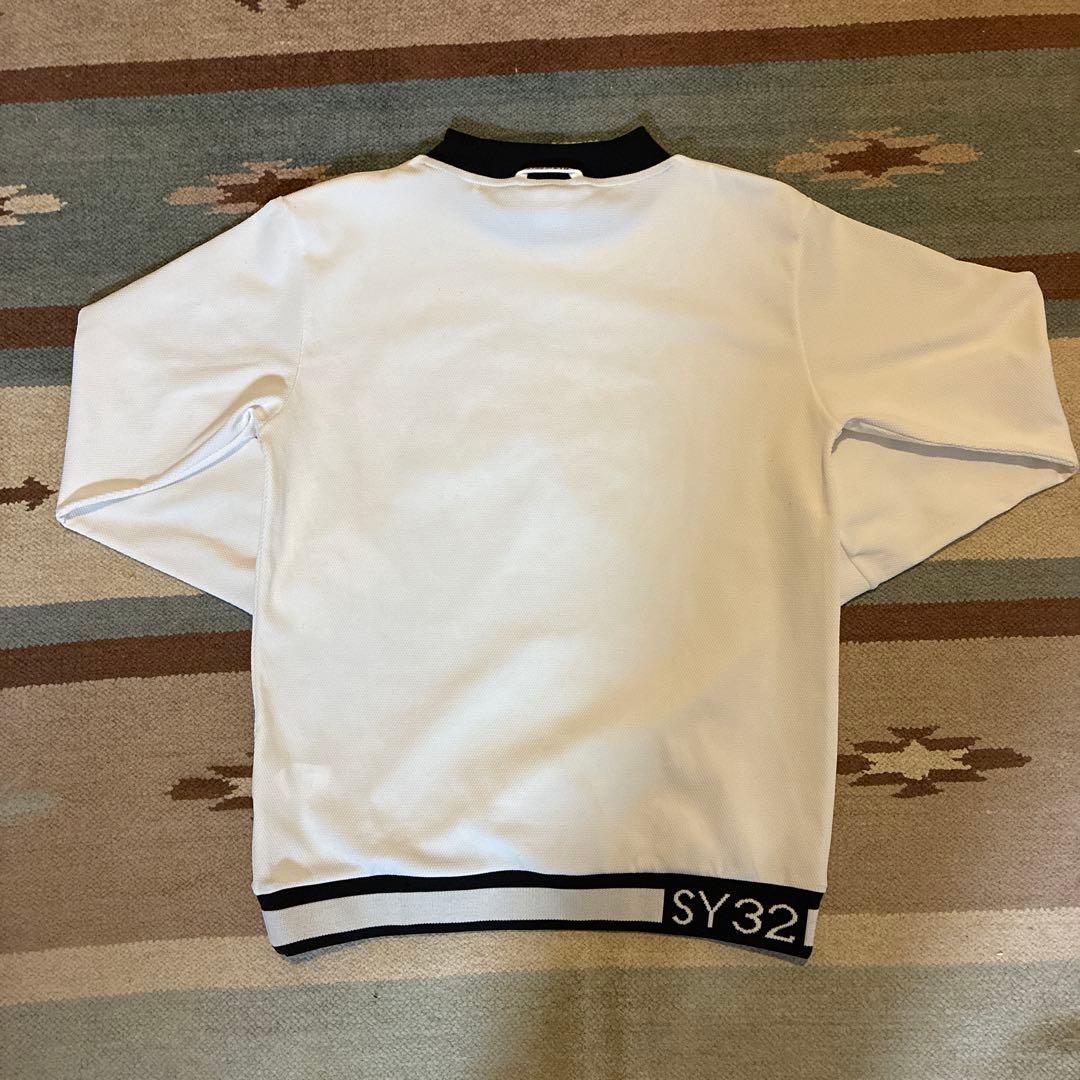 SY32 BY SWEETYEARS ホワイト長袖シャツ