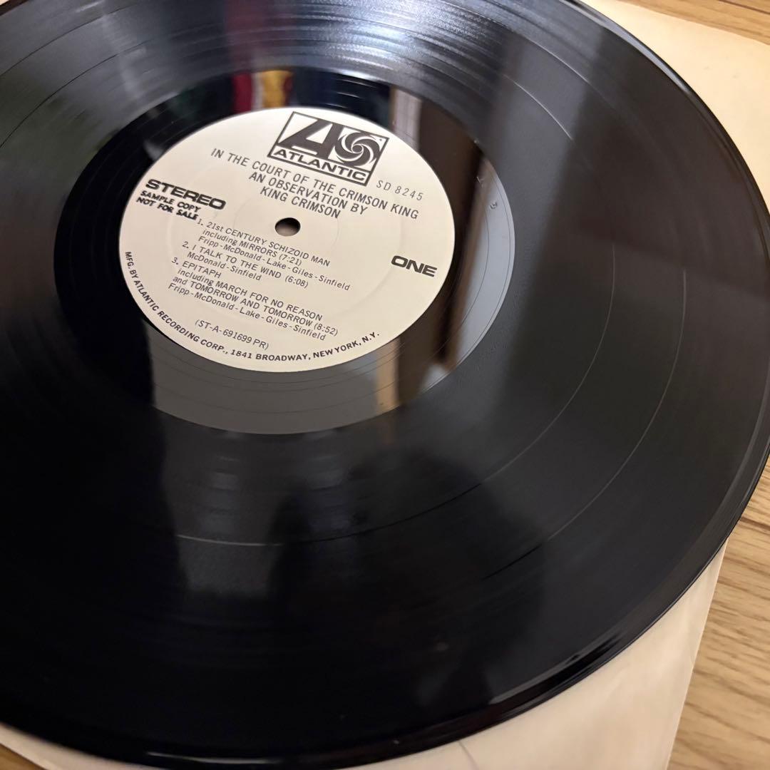 【ギガレア！】キングクリムゾン/宮殿　USオリジナル　白プロモ盤！【超美盤！】