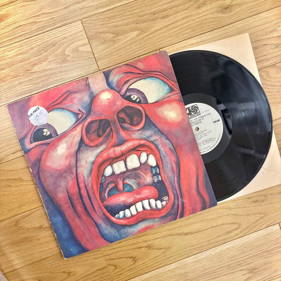 【ギガレア！】キングクリムゾン/宮殿　USオリジナル　白プロモ盤！【超美盤！】