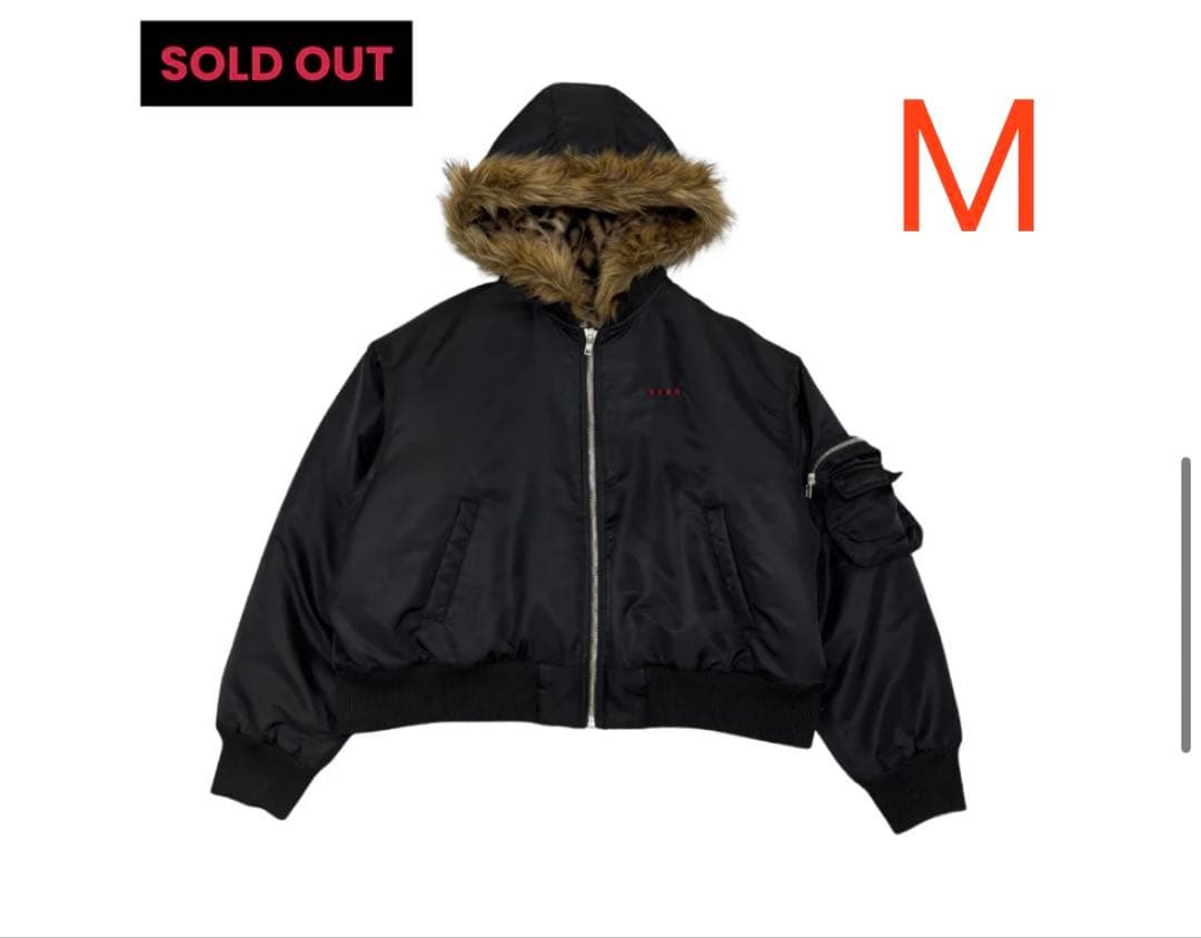 9/S PROJECT MA-1スタイル ボンバージャケット ブラック