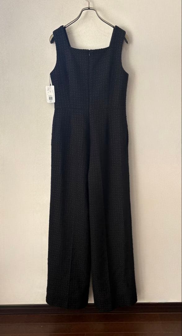 【美品.タグ付き 】ESTNATION ファンシーツイード　オールインワン38