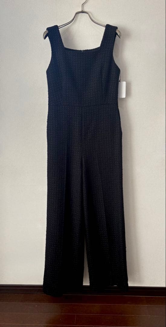 【美品.タグ付き 】ESTNATION ファンシーツイード　オールインワン38