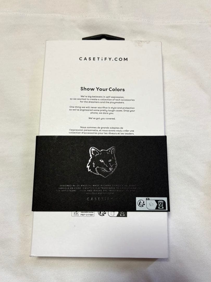 CASETiFY iPhone15 ケース MAISON KITSUNÉ