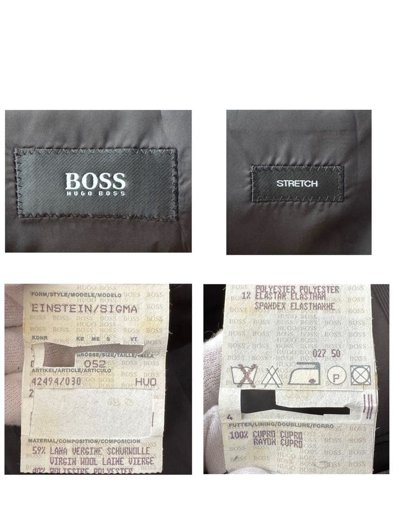 HUGO BOSS ヒューゴボス セットアップ スーツ 52 XL〜XXL相当