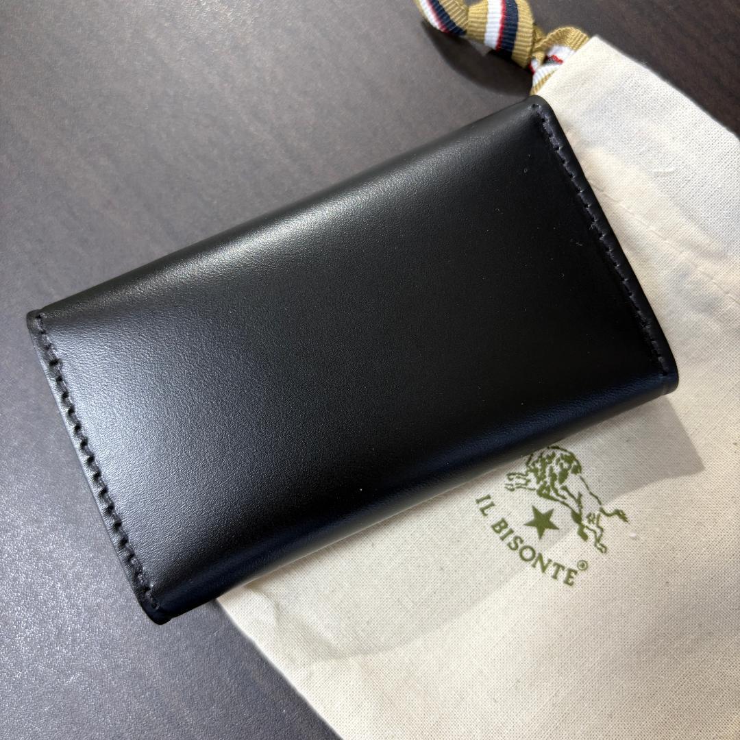 【保証書あり新品未使用】イルビゾンテ キーケース ブラック 黒 NERO