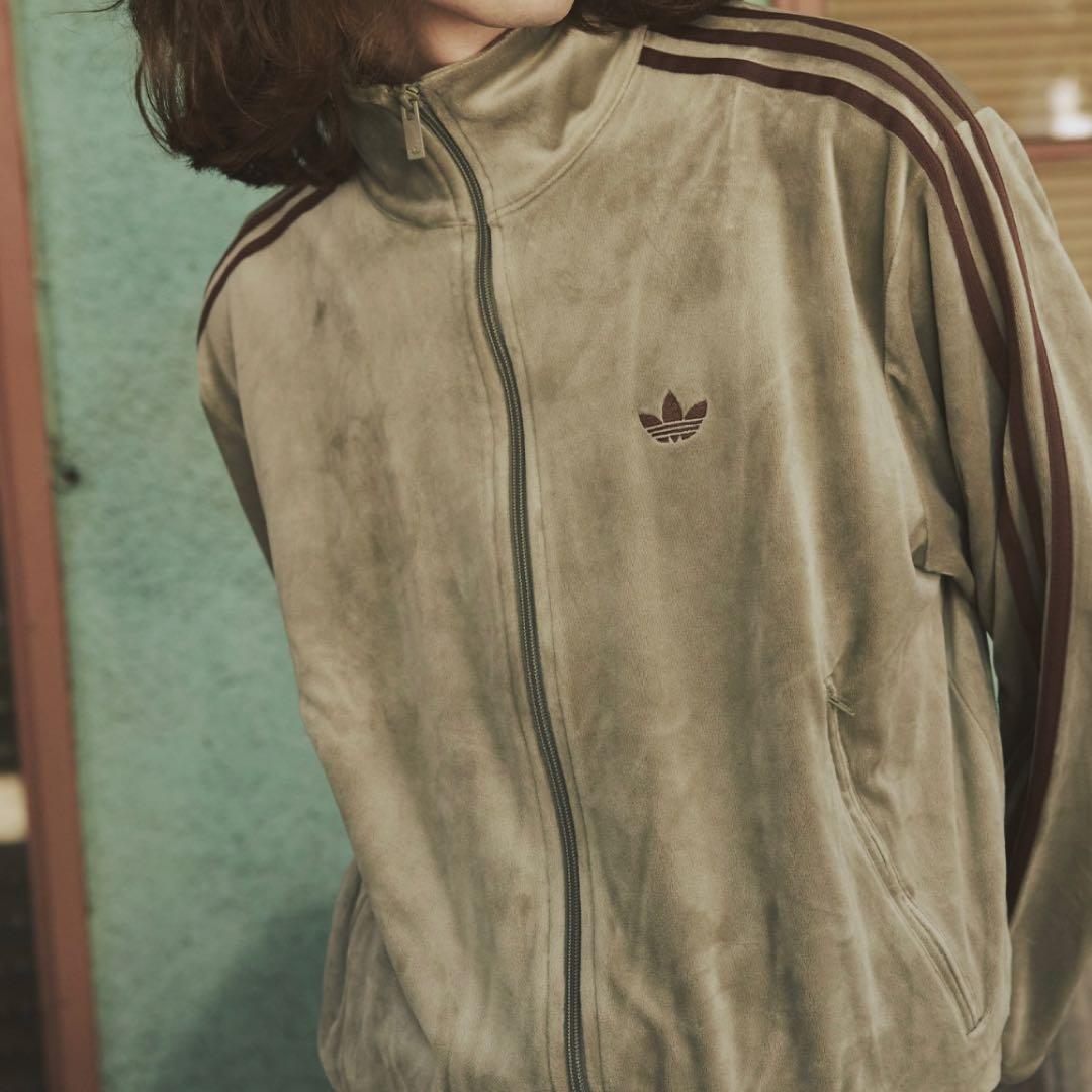新品M⭐️adidas × ジャーナルスタンダード ベロア トラックトップ