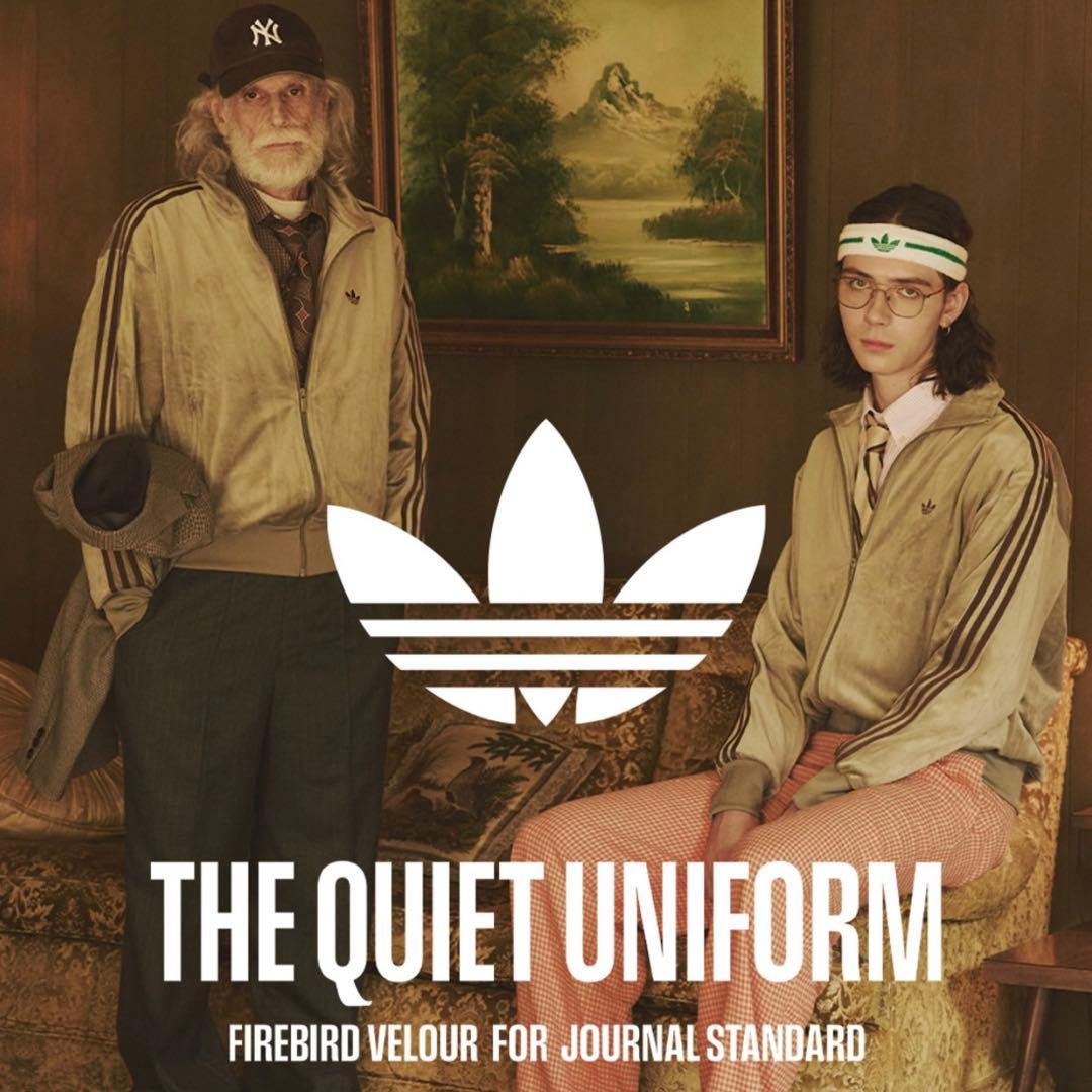 新品M⭐️adidas × ジャーナルスタンダード ベロア トラックトップ