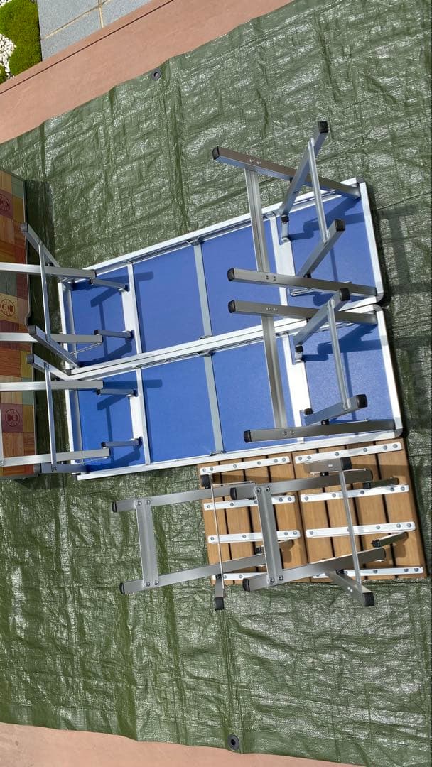 コールマン テーブル ナチュラルモザイクファミリーリビングセットプラス