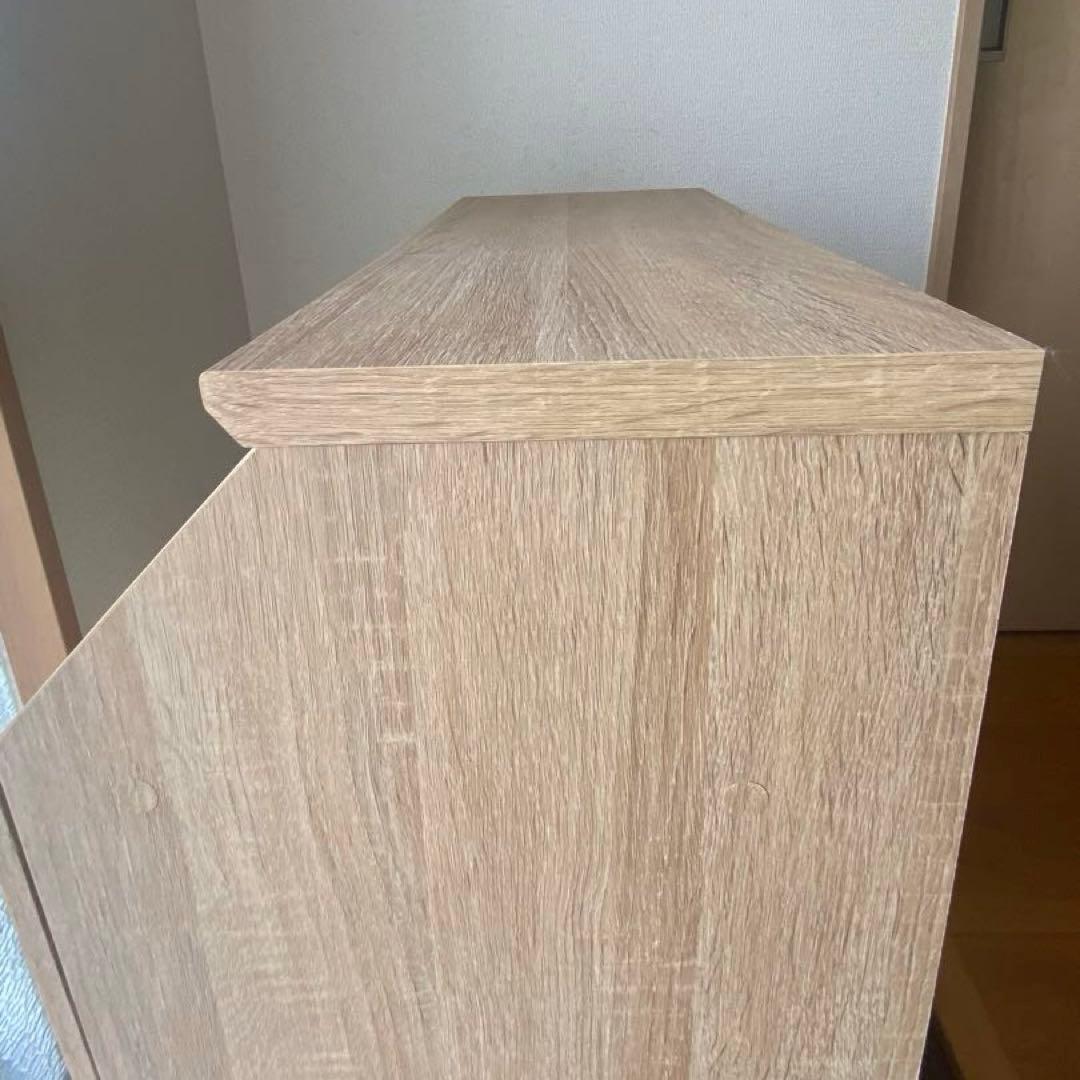 白井産業　靴箱　シューズラック　ナチュラルブラウン　幅:約58cm