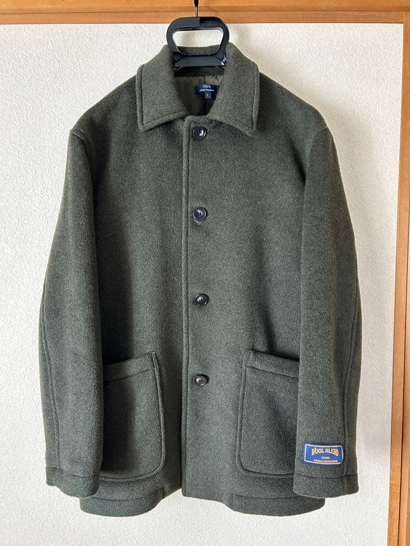 URBAN RESEARCH メルトンショートコートジャケット L