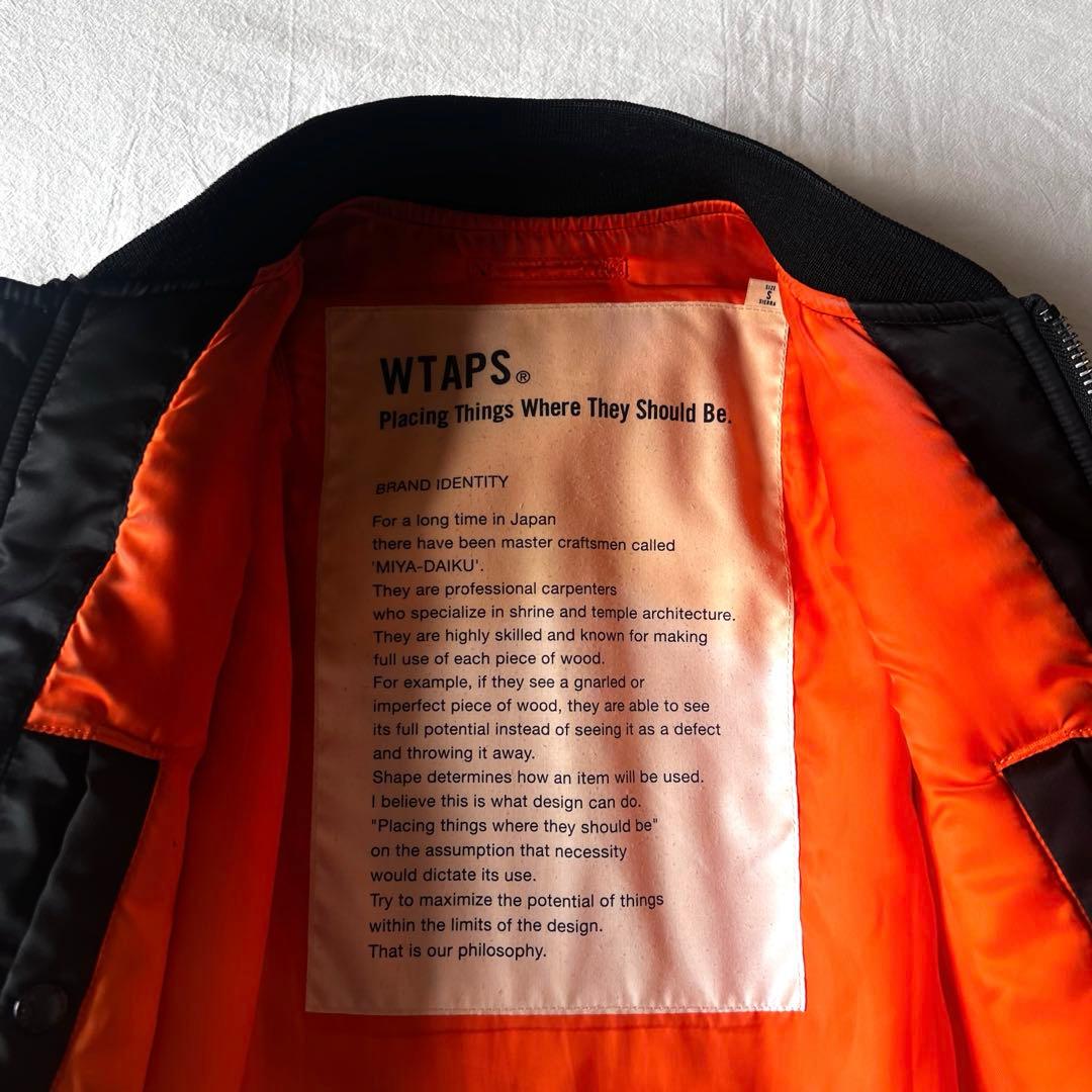 【希少】WTAPS アーカイブ MA-1 SIERRAフライトジャケット 日本製