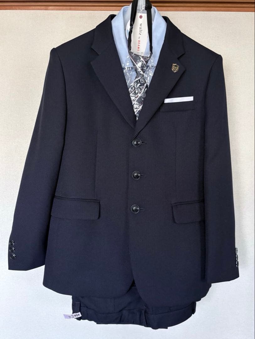 ★美品★waltz by BEAMS DESIGN ネイビー　150B スーツ