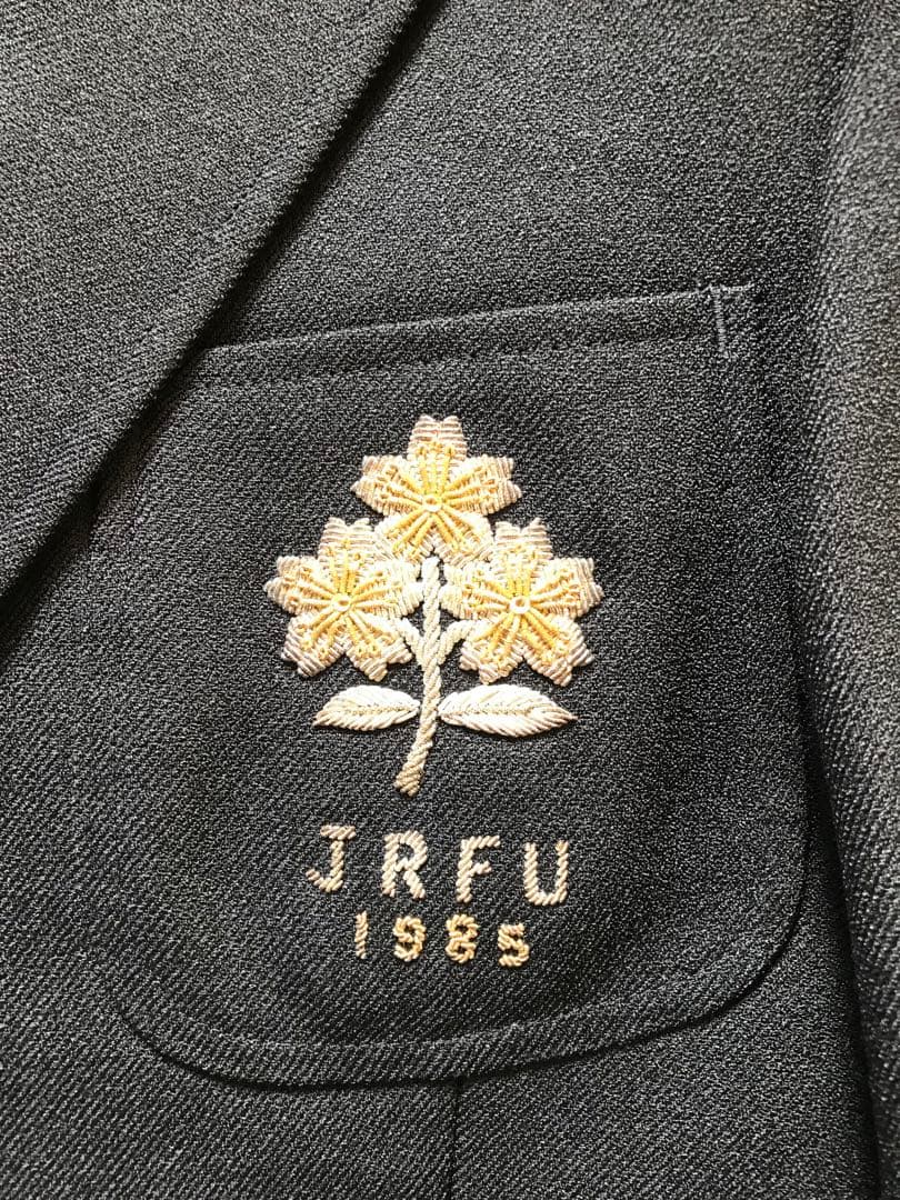 ラグビー日本代表のブレザー　1985年フランス遠征