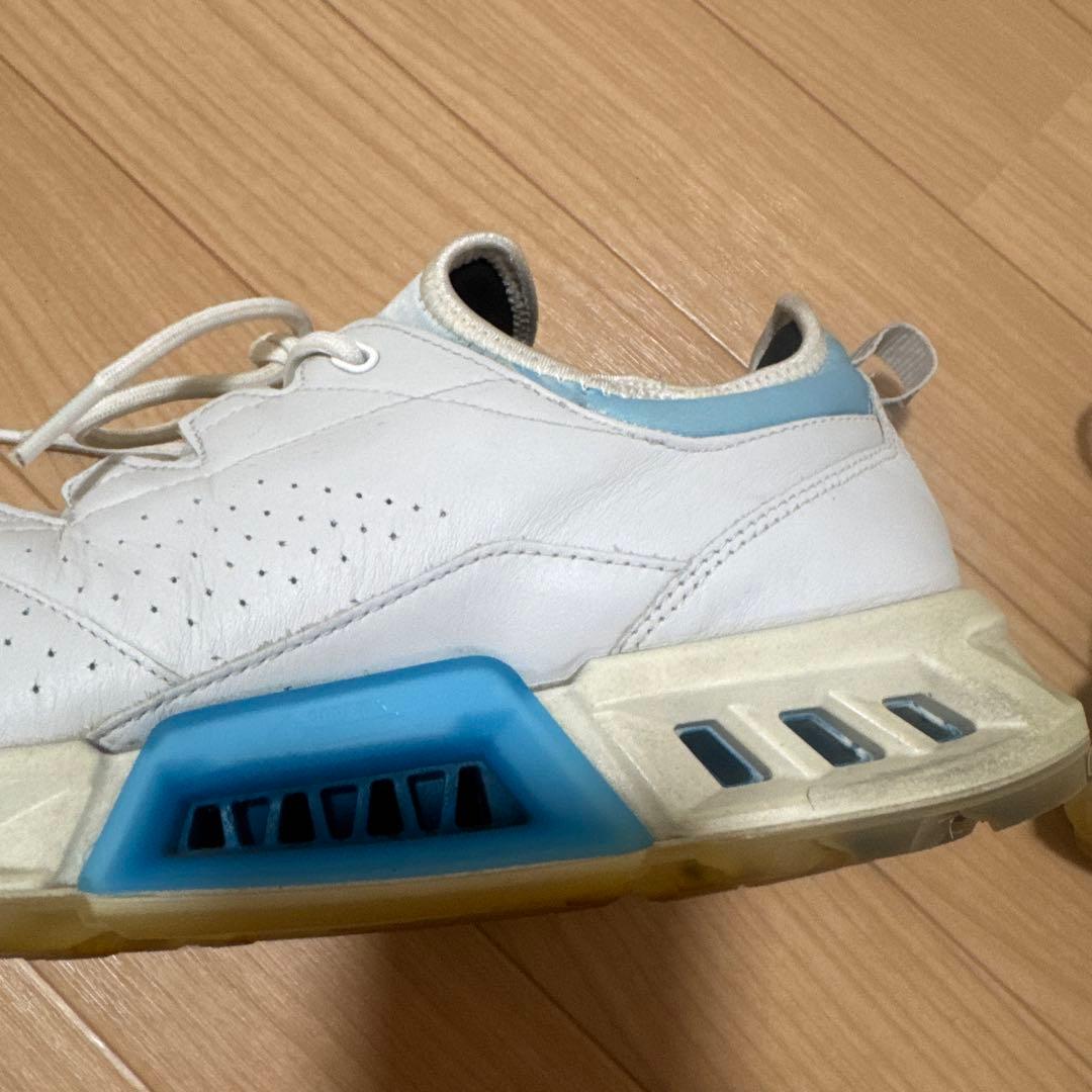 ハワイ限定　ECCO ゴルフシューズ ホワイト レザー