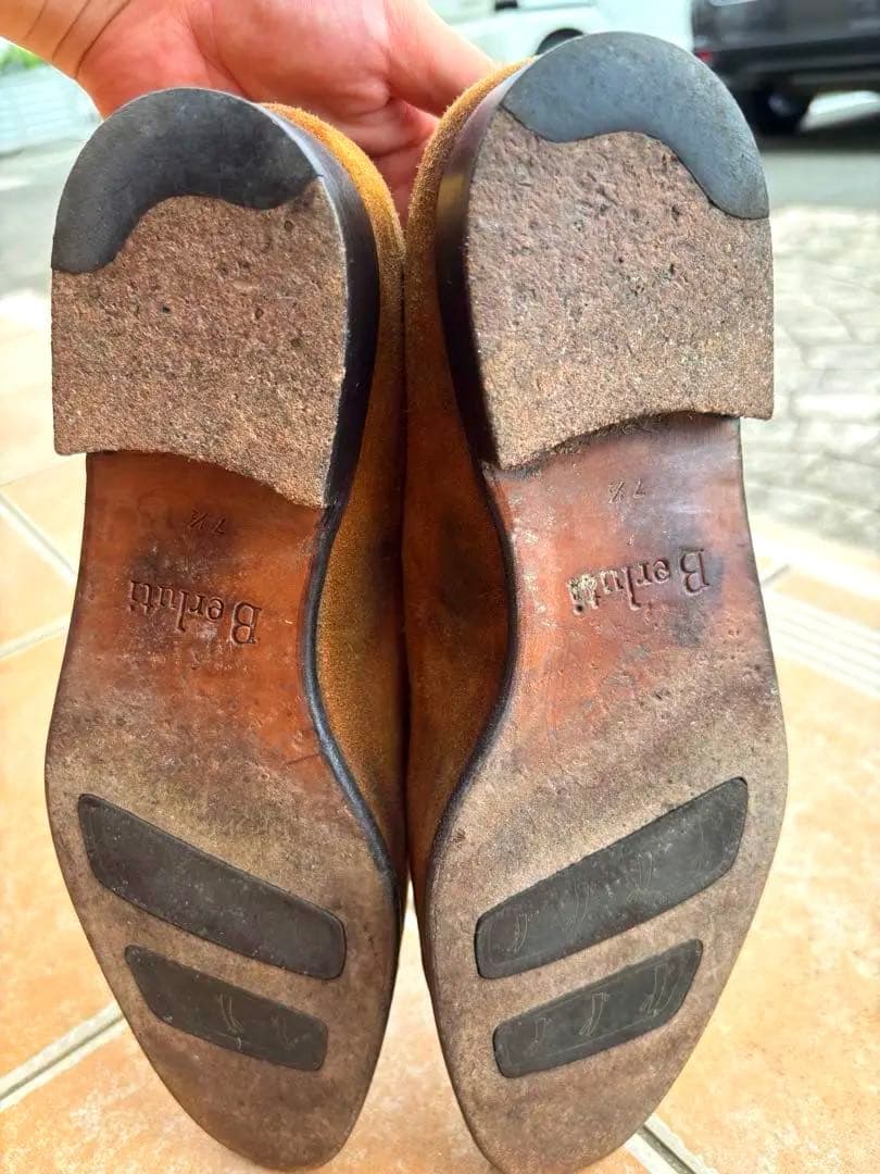 Berluti スウェードシューズ 純正シューツリー付き