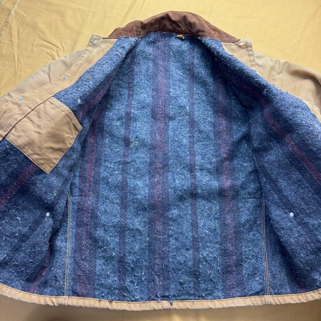 80s carhartt カーハート　チョアコート　ミシガンチョア ブラウン