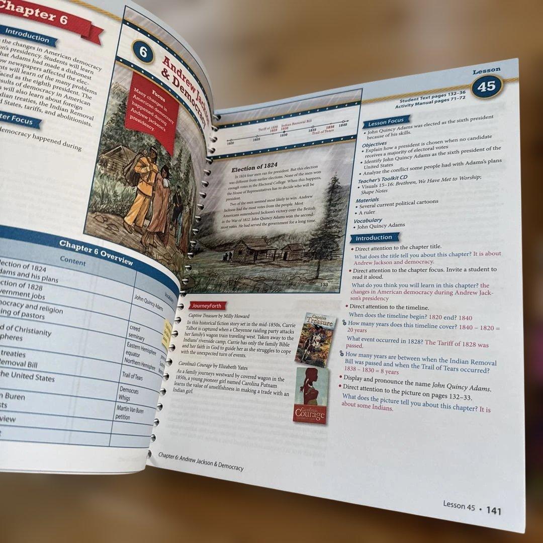 BJU Press Heritage Studies 3 教材セット