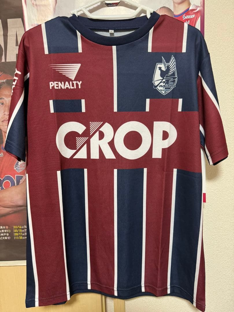 ファジアーノ岡山 オーセンティックユニフォームと来場者配布シャツセット