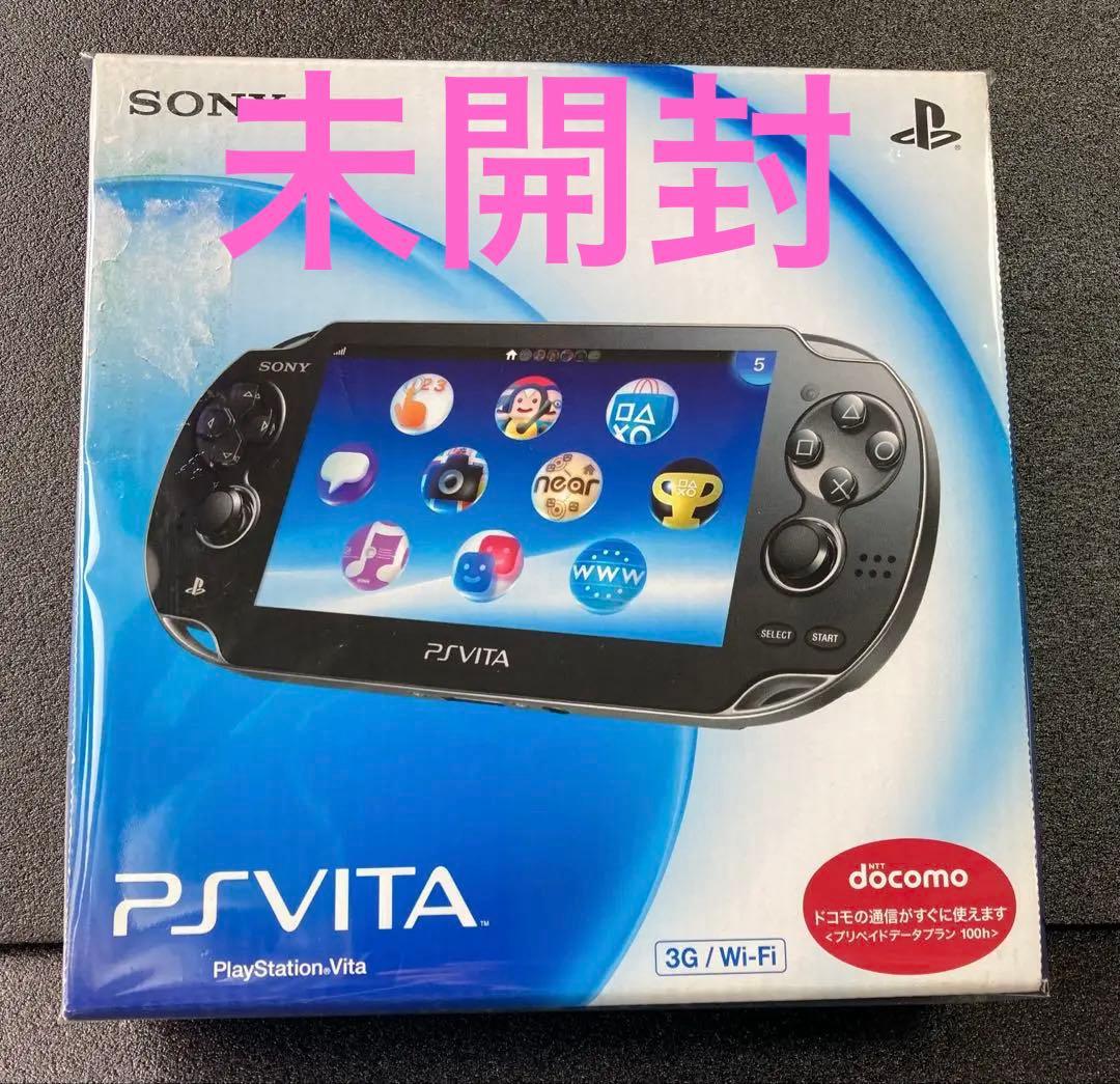 【未開封】限定版 PSVita クリスタル・ブラック PCH-1100 AA01