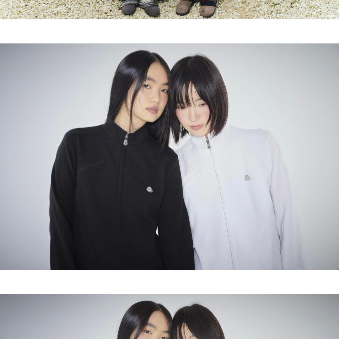 トップス coyseio BIKE MESH JACKET WHITE