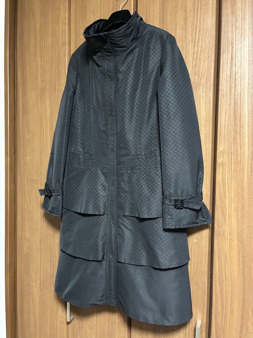 新品　ヒロココシノ コシノヒロコ ヒロコビス チェスターコート　黒■定価7万