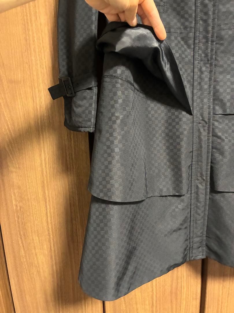 新品　ヒロココシノ コシノヒロコ ヒロコビス チェスターコート　黒■定価7万