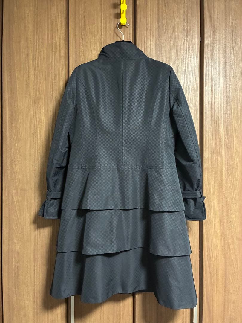 新品　ヒロココシノ コシノヒロコ ヒロコビス チェスターコート　黒■定価7万