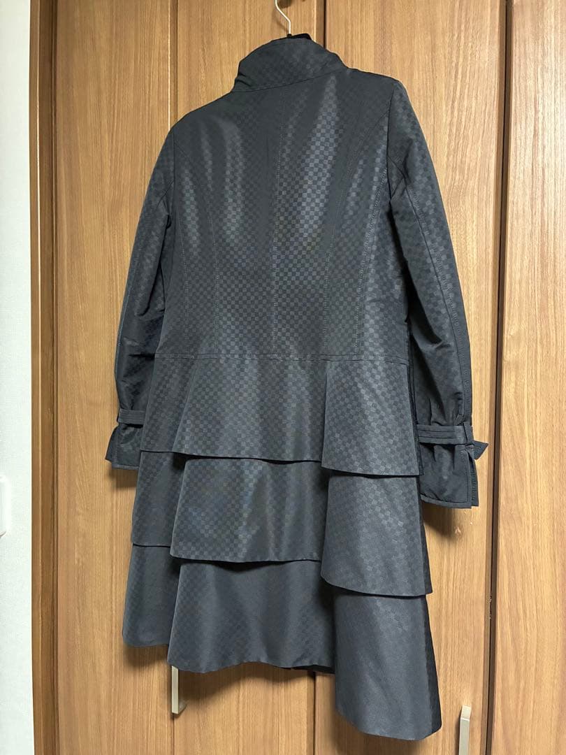 新品　ヒロココシノ コシノヒロコ ヒロコビス チェスターコート　黒■定価7万