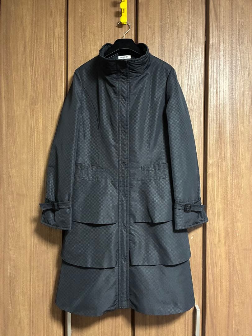 新品　ヒロココシノ コシノヒロコ ヒロコビス チェスターコート　黒■定価7万