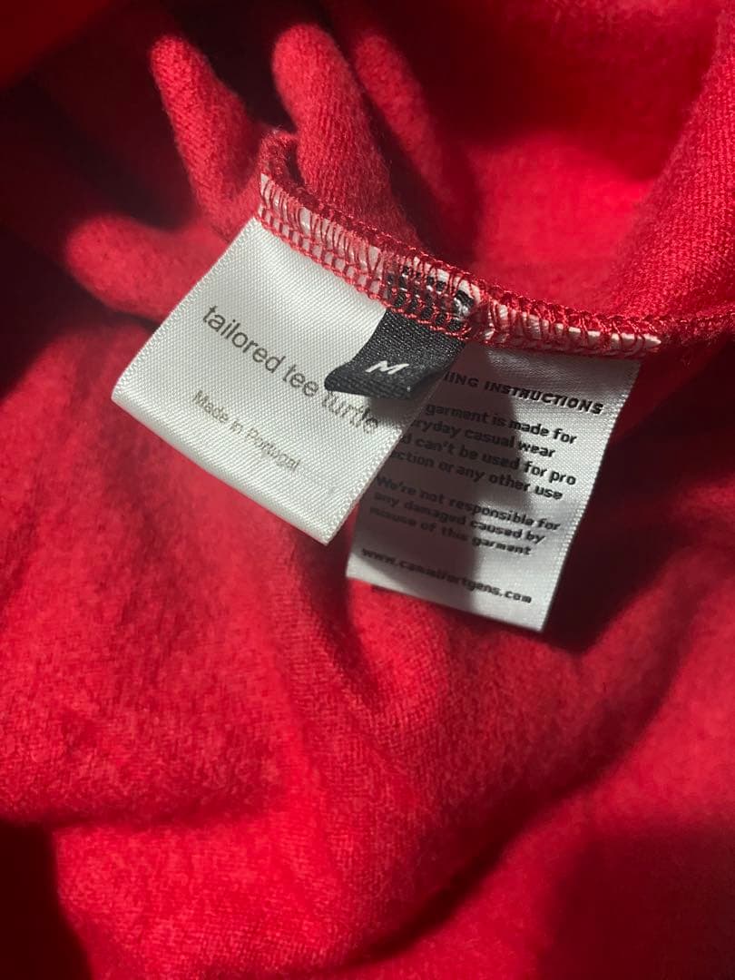 トップス CAMIEL FORTGENS TAILORED TEE TURTLE RED