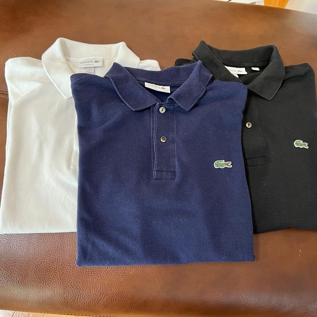 3枚セット　LACOSTE L1212 4 半袖ポロシャツ